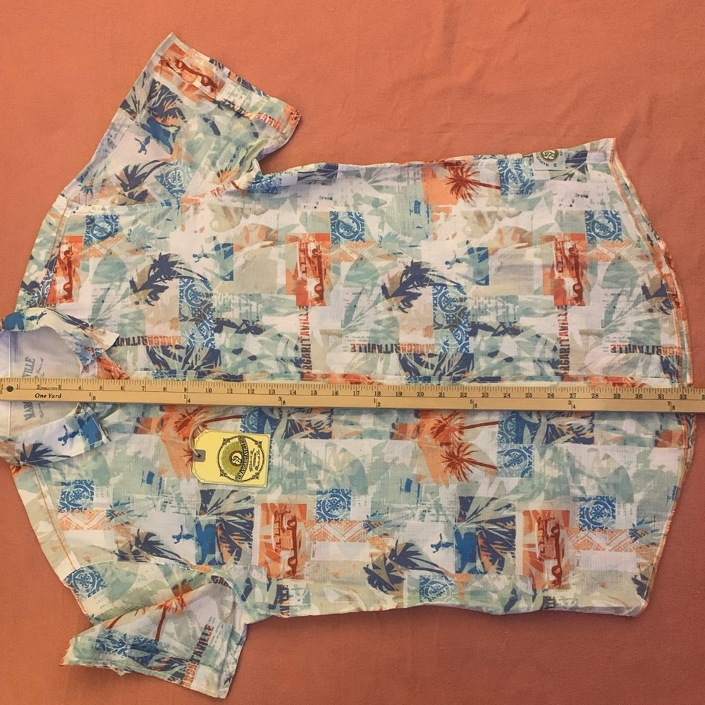 MARGARITAVILLE SS Lt Weight Cotton Tropical Shirt - Picture 7 of 8